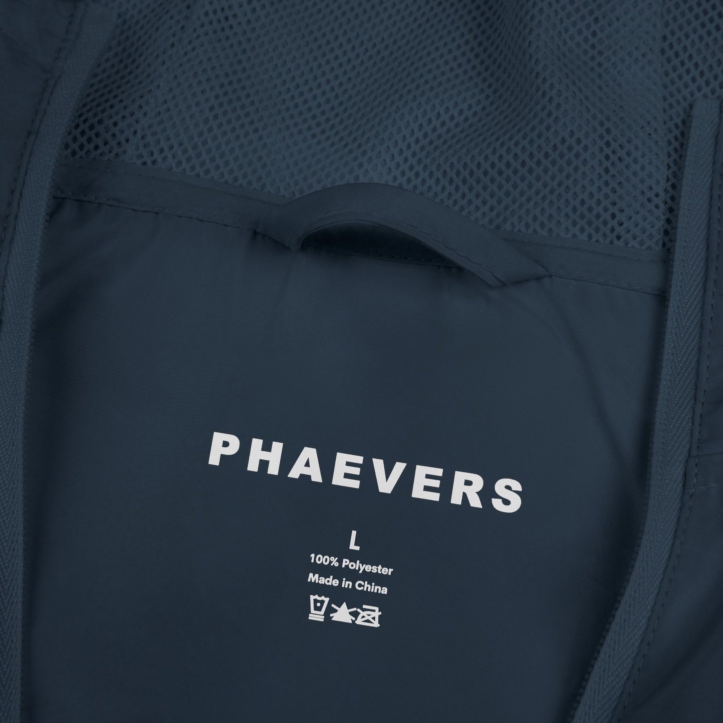 PHAEVERS Unisex Full-Zip Windbreaker Jacket