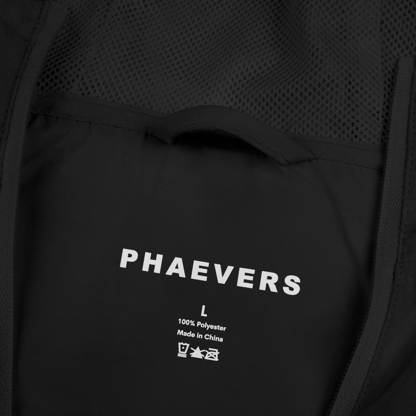 PHAEVERS Unisex Full-Zip Windbreaker Jacket
