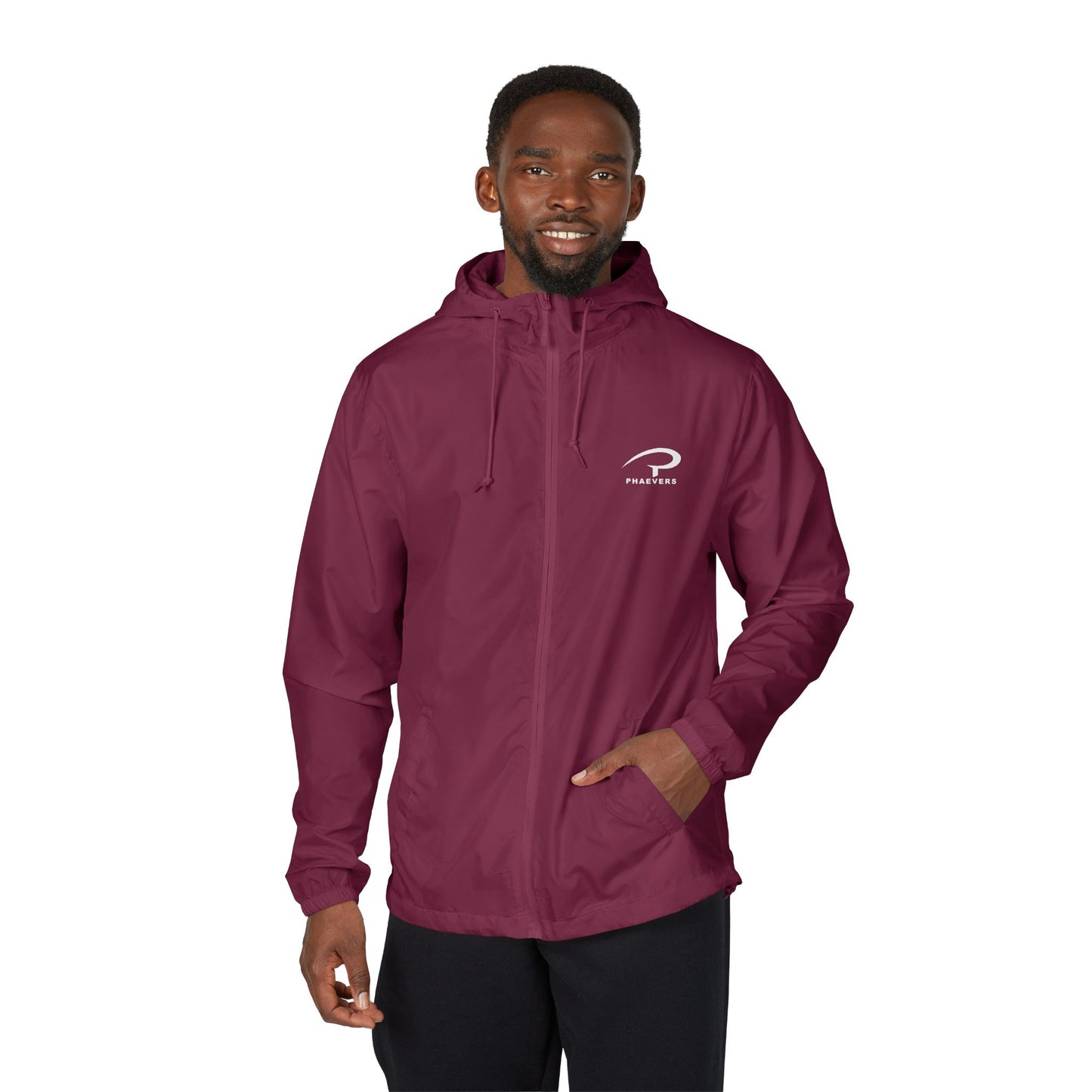 PHAEVERS Unisex Full-Zip Windbreaker Jacket