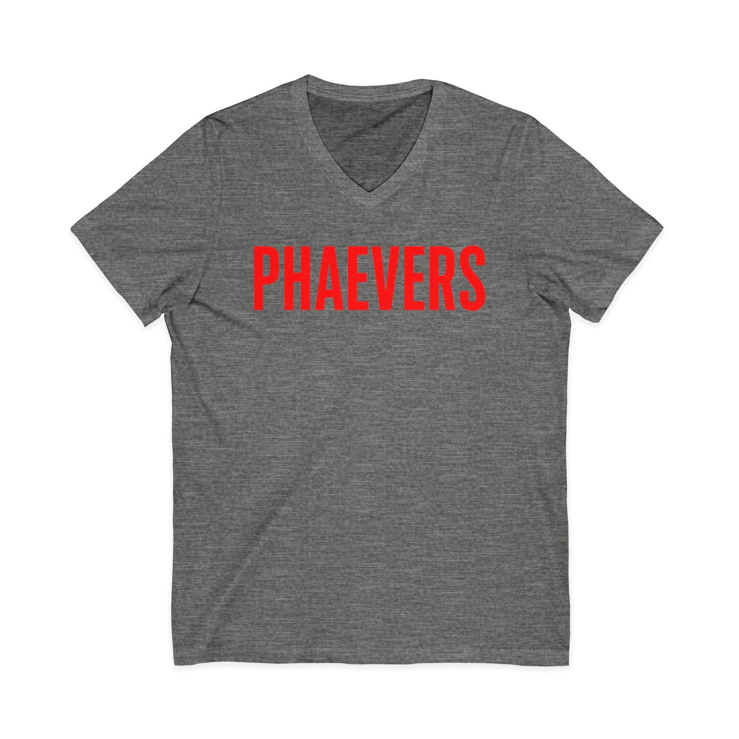 HER PHAEVERS RED V-NECK