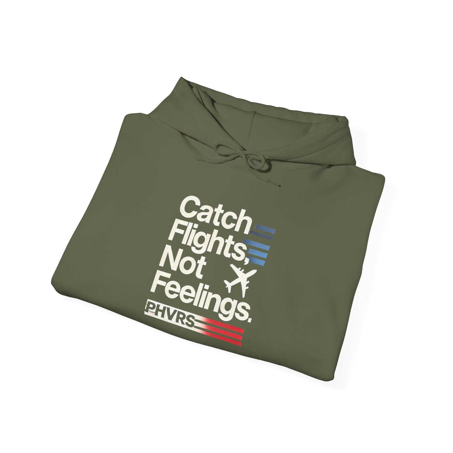 Catch Flights Not Feelings PHVRS Unisex Heavy Hoodie