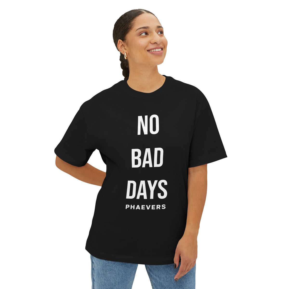 PHAEVERS NO BAD DAYS OVERSIZED T-SHIRT