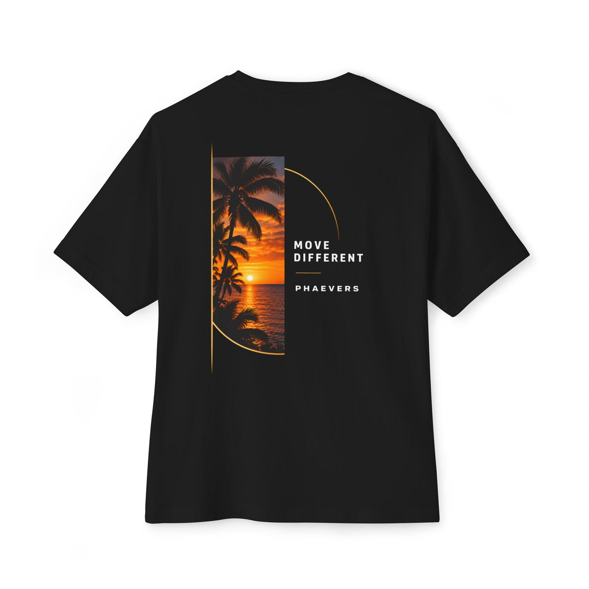 PHAEVERS MOVE DIFFERENT Sunset Oversized Tee