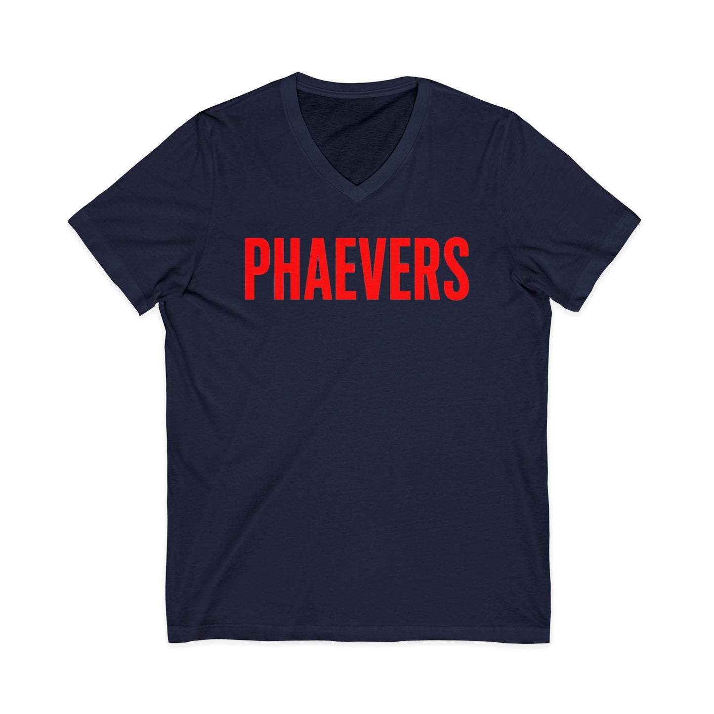 HER PHAEVERS RED V-NECK