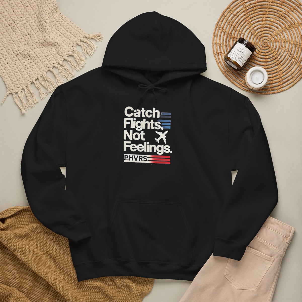 Catch Flights Not Feelings PHVRS Hoodie