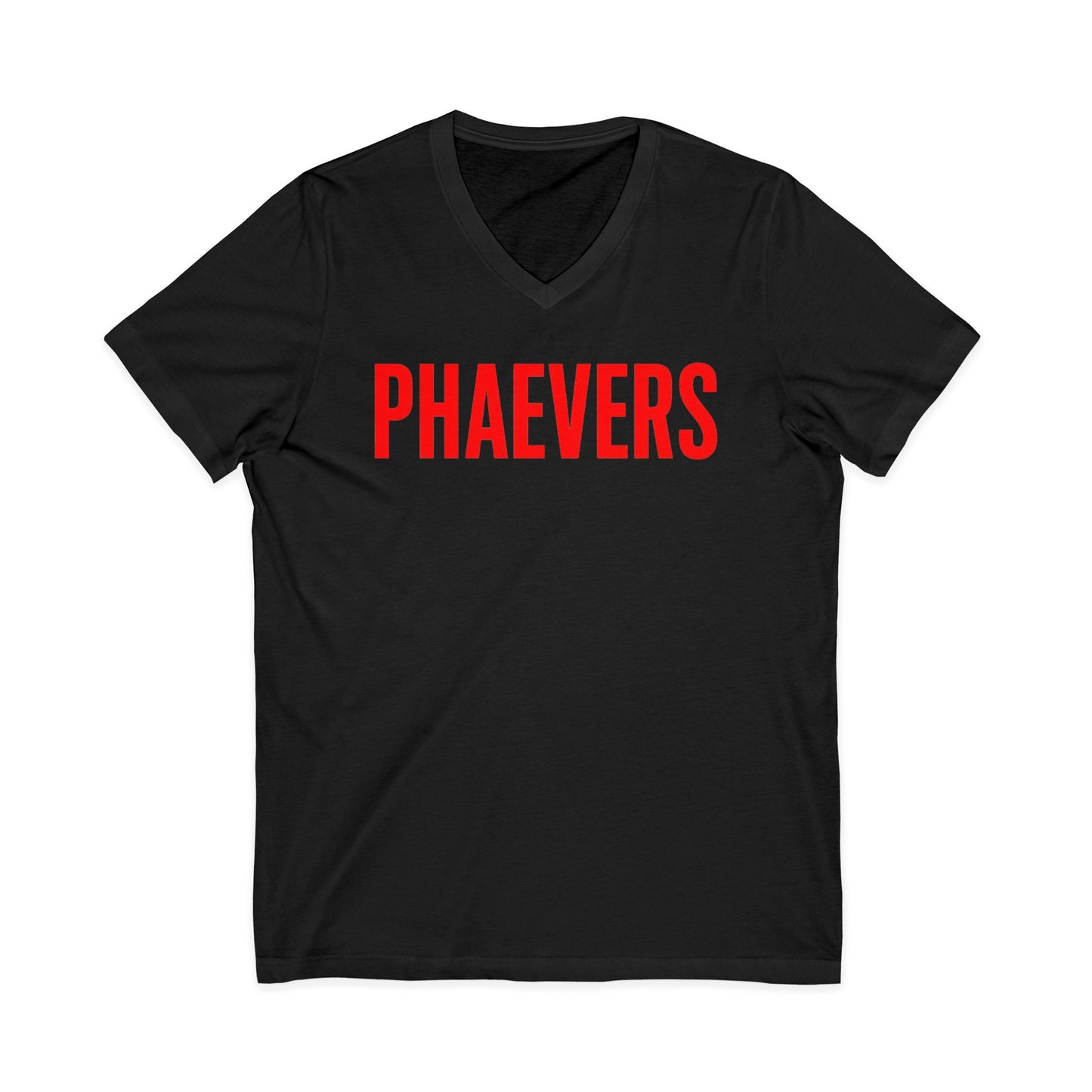 HER PHAEVERS RED V-NECK