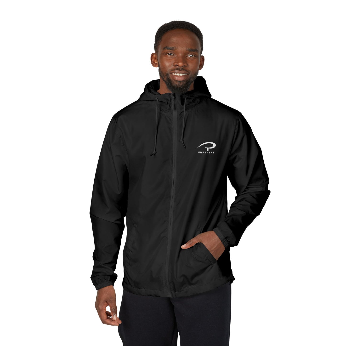 PHAEVERS Unisex Full-Zip Windbreaker Jacket
