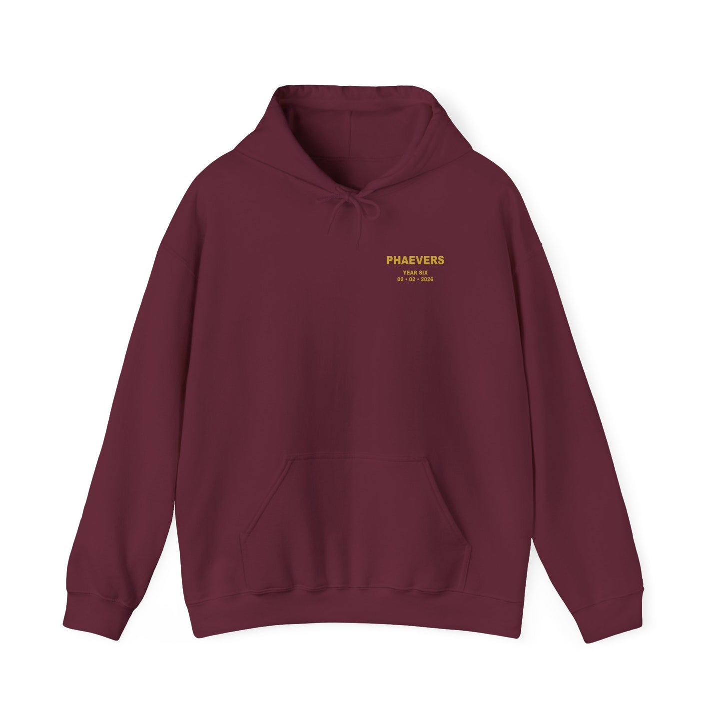 PHAEVERS YEAR SIX UNISEX HOODIE