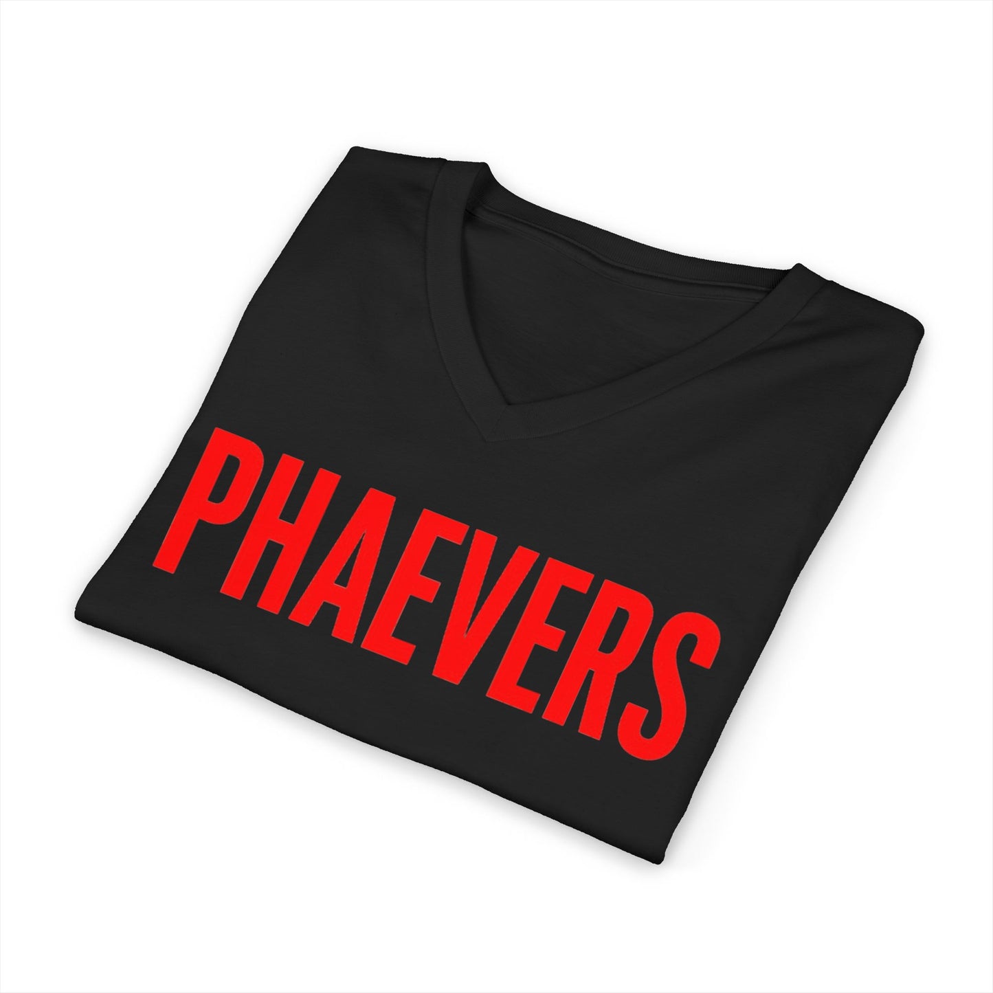 HER PHAEVERS RED V-NECK