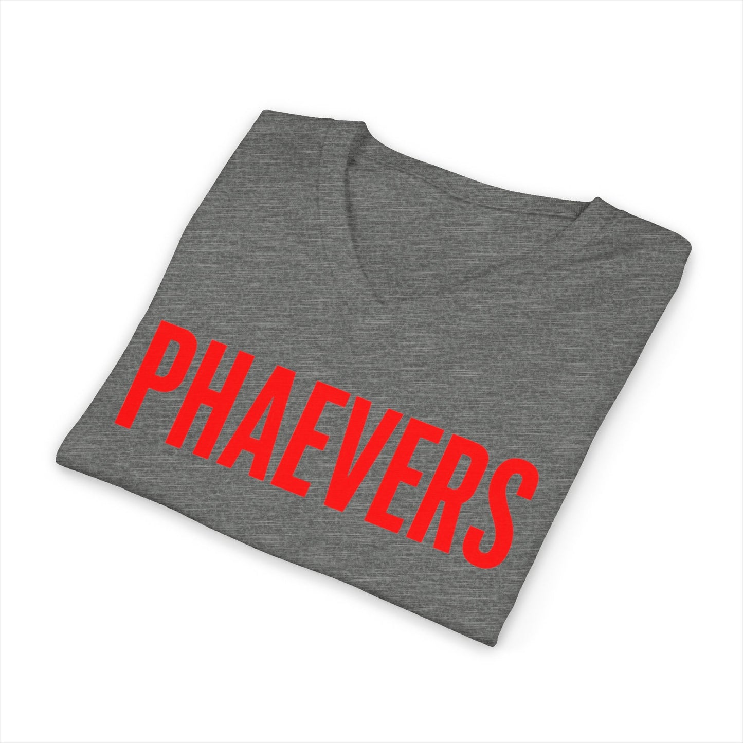 HER PHAEVERS RED V-NECK