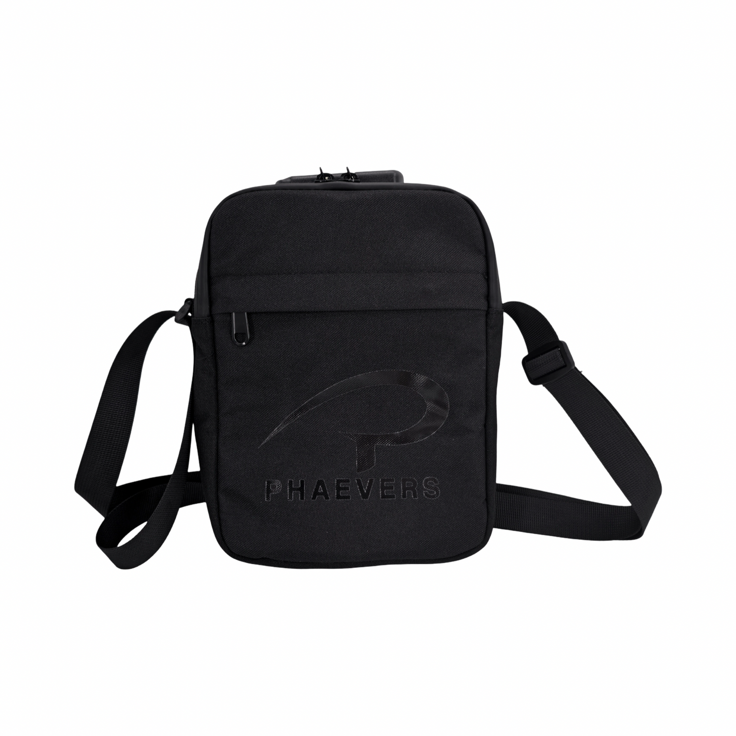 PHAEVERS Vault Crossbody - Odor-Resistant Travel Bag with Combo Lock, 9x7x3 in – Black, Orange, Maroon, Olive and Purple