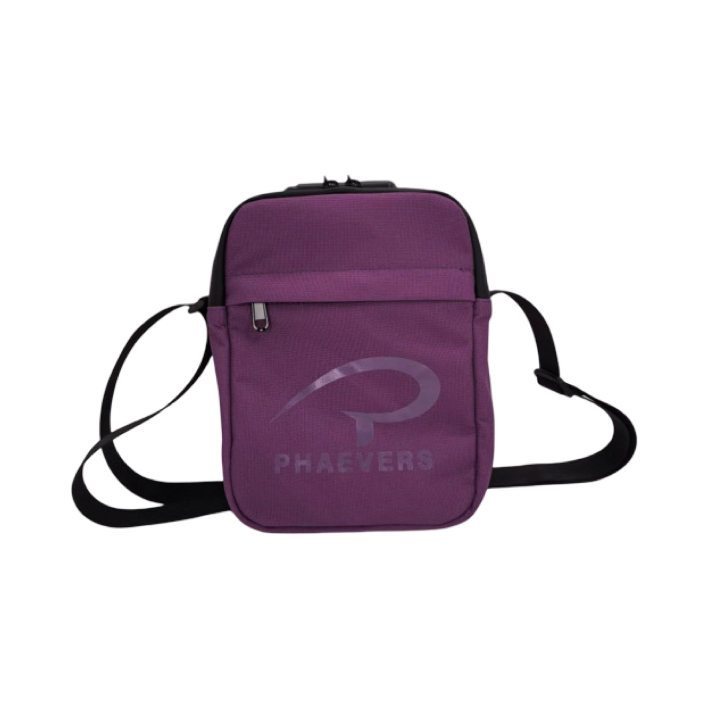 PHAEVERS Vault Crossbody - Odor-Resistant Travel Bag with Combo Lock, 9x7x3 in – Black, Orange, Maroon, Olive and Purple